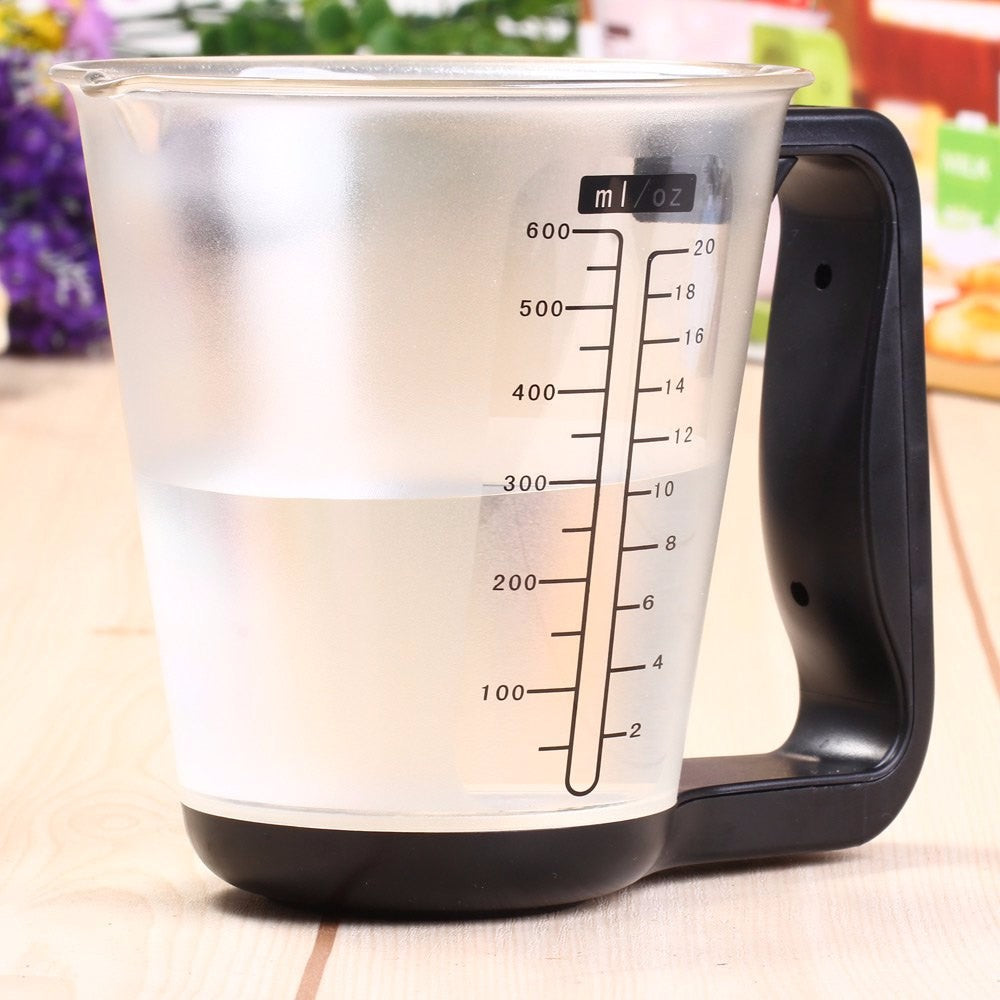Measuring Cup with Digital Scale - Black