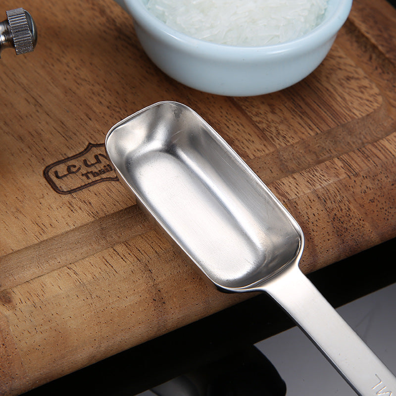 6-Piece Stainless Steel Measuring Spoon Set
