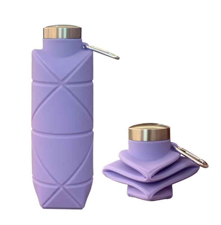 Space Saving Water Bottle - Purple