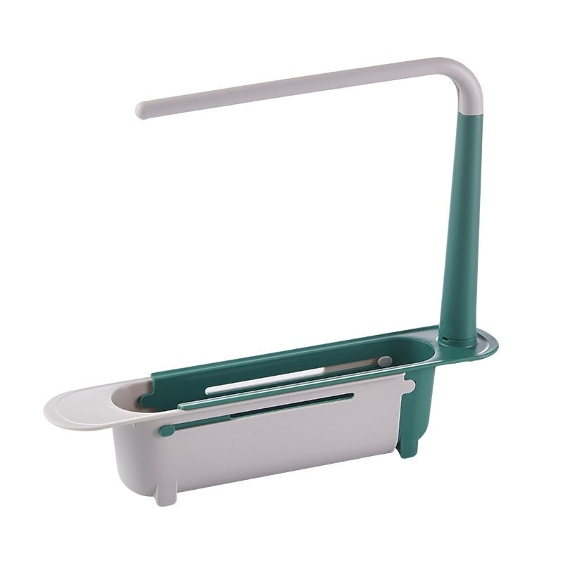 Adjustable Kitchen Sink Organizer - Green1