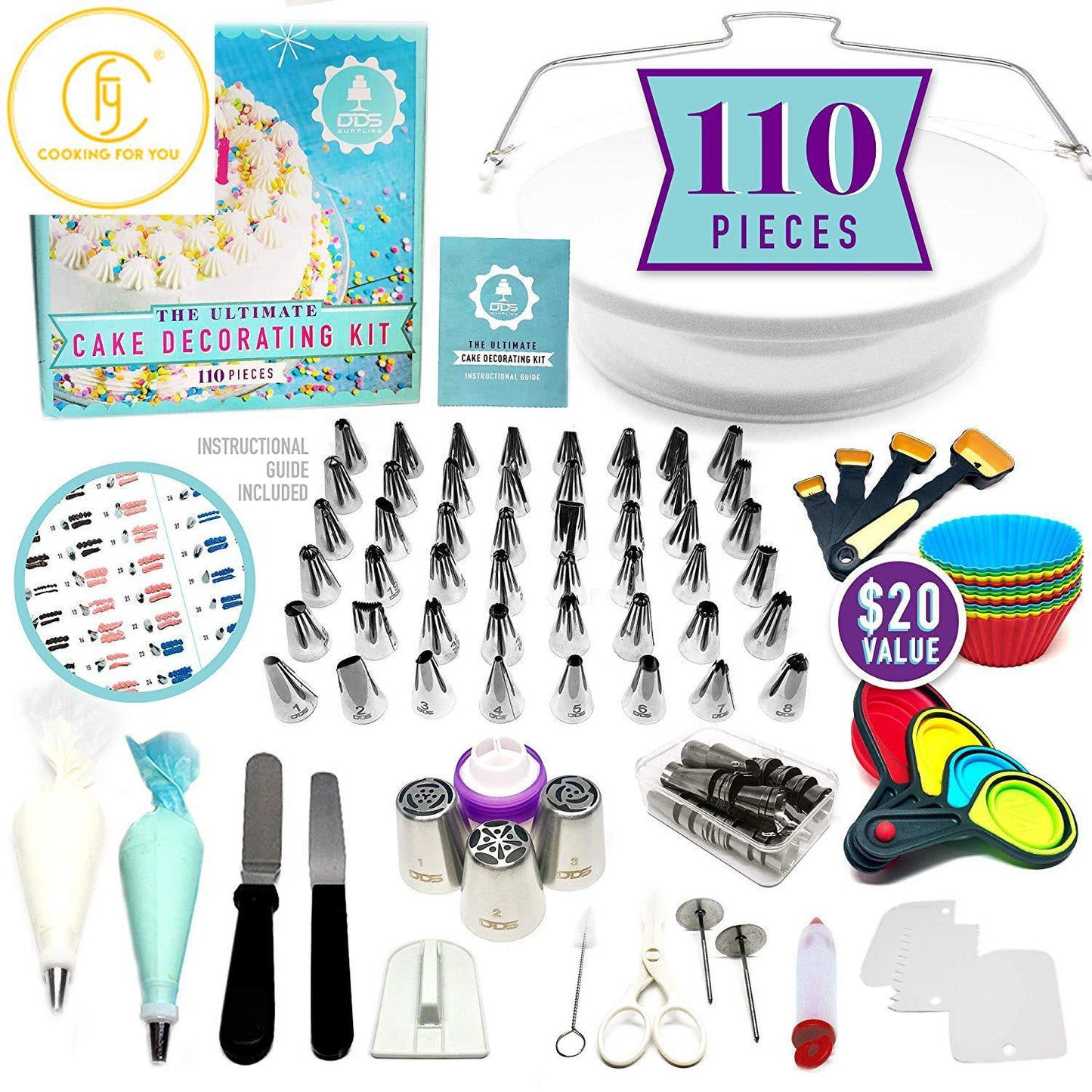 All In One Cake Decorating Tool Set