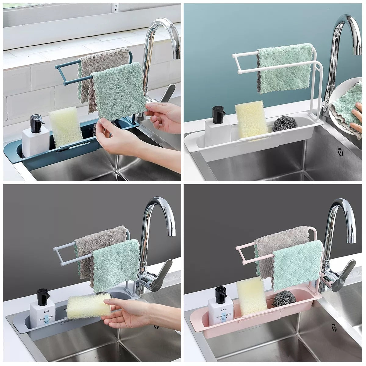 Adjustable Kitchen Sink Organizer