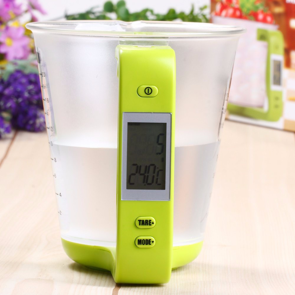 Measuring Cup with Digital Scale - Green