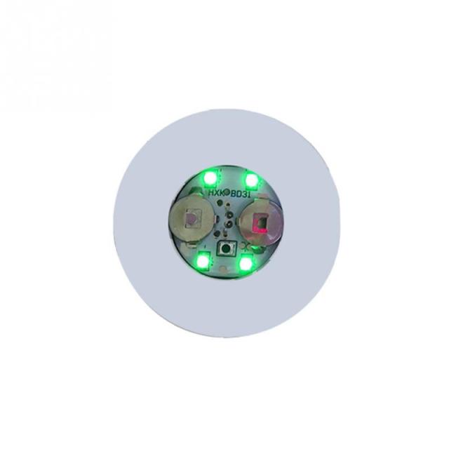 Mini Glow LED Coaster - Green