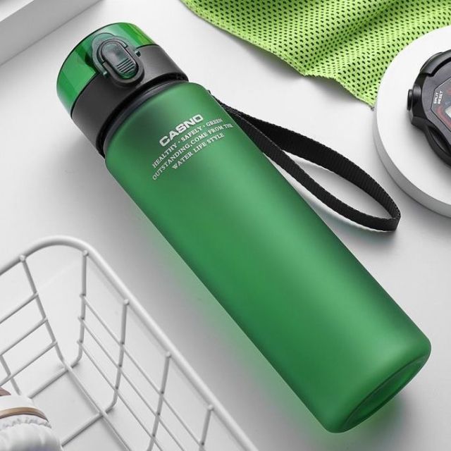 Frosted Water Bottle - Green