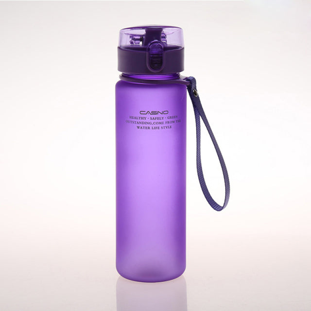 Frosted Water Bottle - Purple