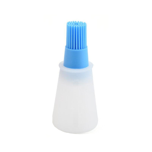 Portable Oil Bottle Brush - Blue