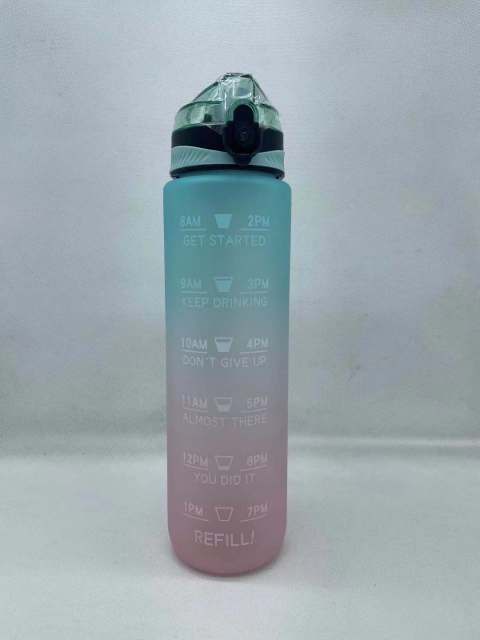 Motivational Water Bottle - Purple Blue