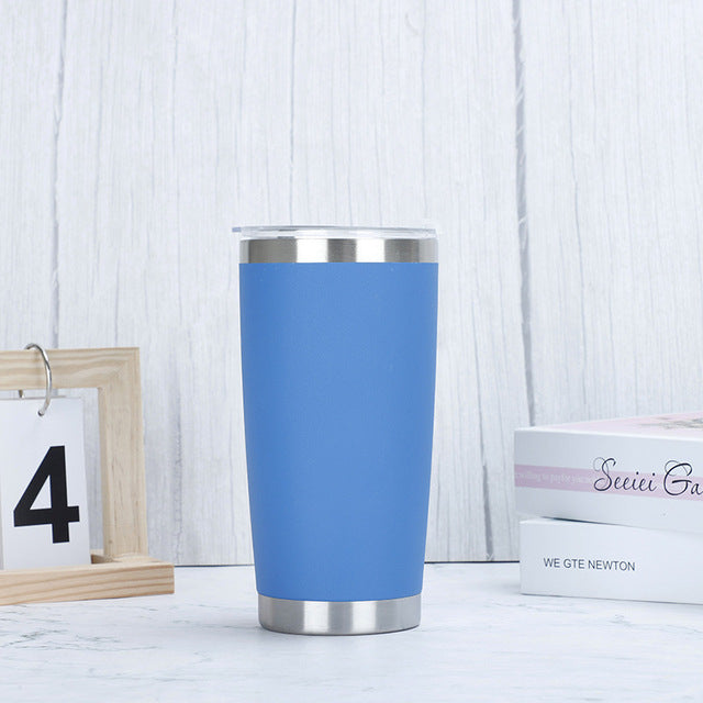 Insulated Leakproof Tumbler with Lid - Light Blue