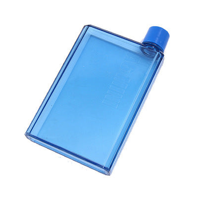 Flat Water Bottle - Blue