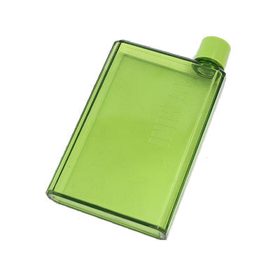 Flat Water Bottle - Green