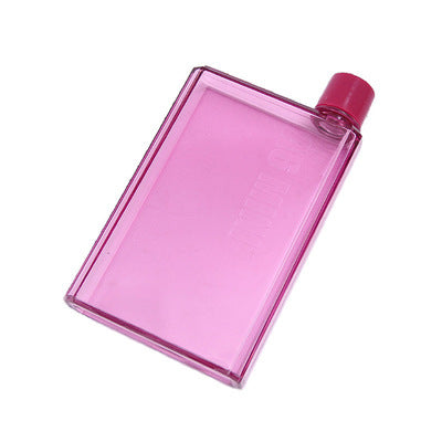 Flat Water Bottle - Pink