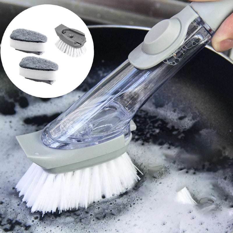 Multifunction Kitchen Brush with Soap Dispenser