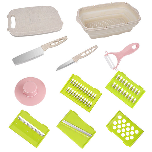 9pc Multifunction Chopping Grater Set