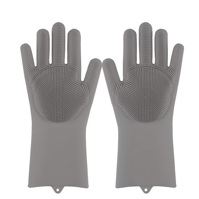 Magic Rubber Scrubbing Gloves