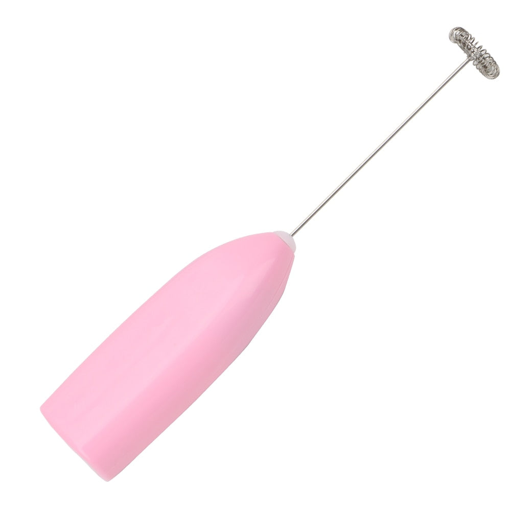 Portable Milk Frother & Egg Beater - Pink