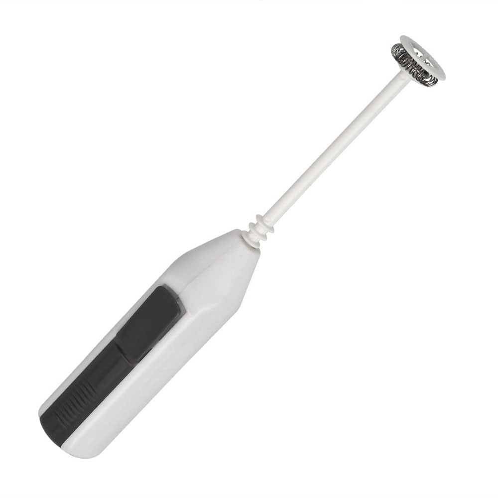 Portable Milk Frother & Egg Beater - White