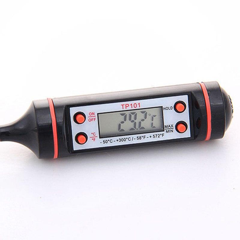 Digital Probe Thermometer - Black