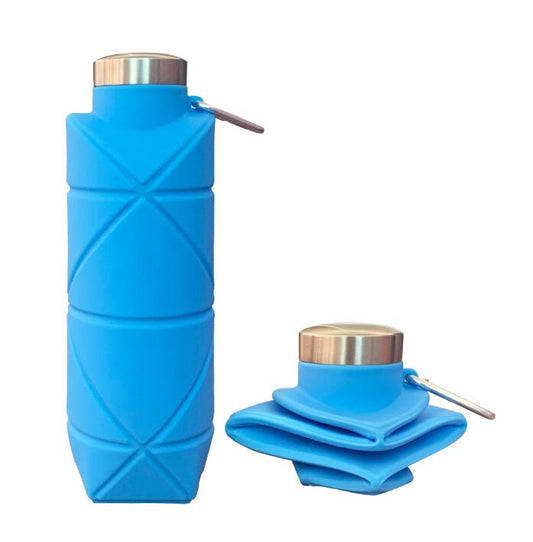 Space Saving Water Bottle - Blue