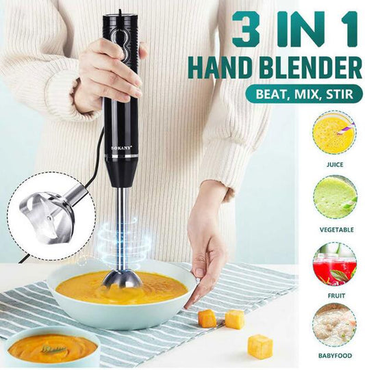 Powerful 3 in 1 Hand Blender