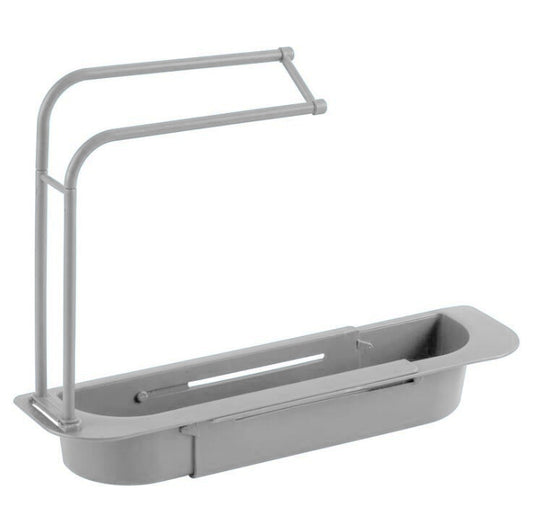 Adjustable Kitchen Sink Organizer - Grey