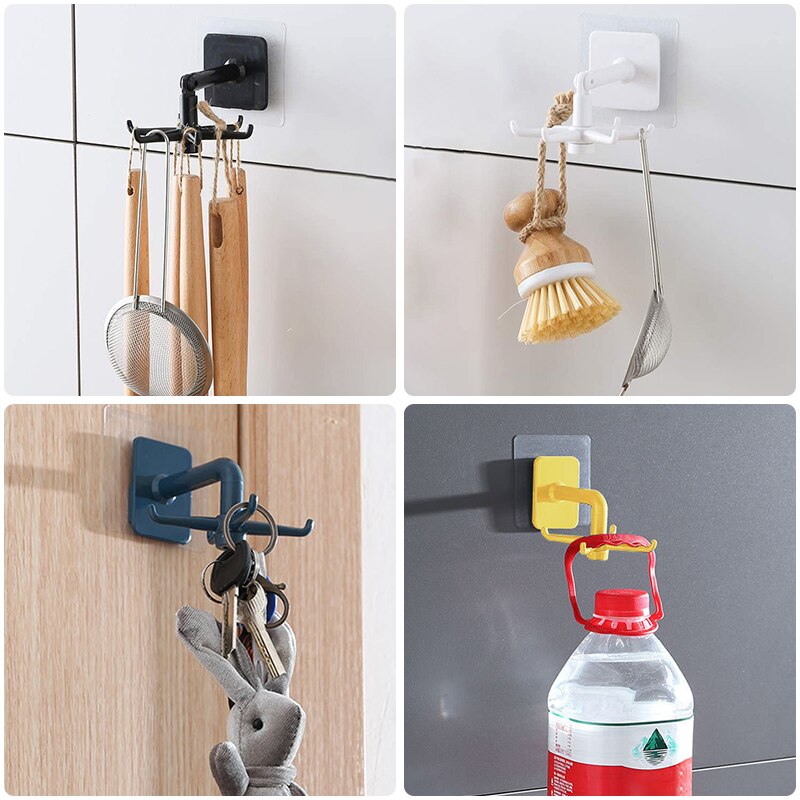 Rotating Kitchen Hook Organizer