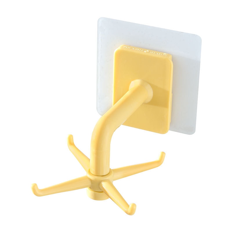 Rotating Kitchen Hook Organizer - Yellow