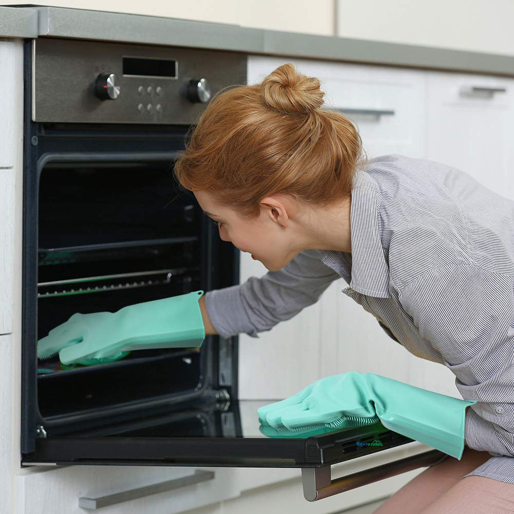 Magic Rubber Scrubbing Gloves