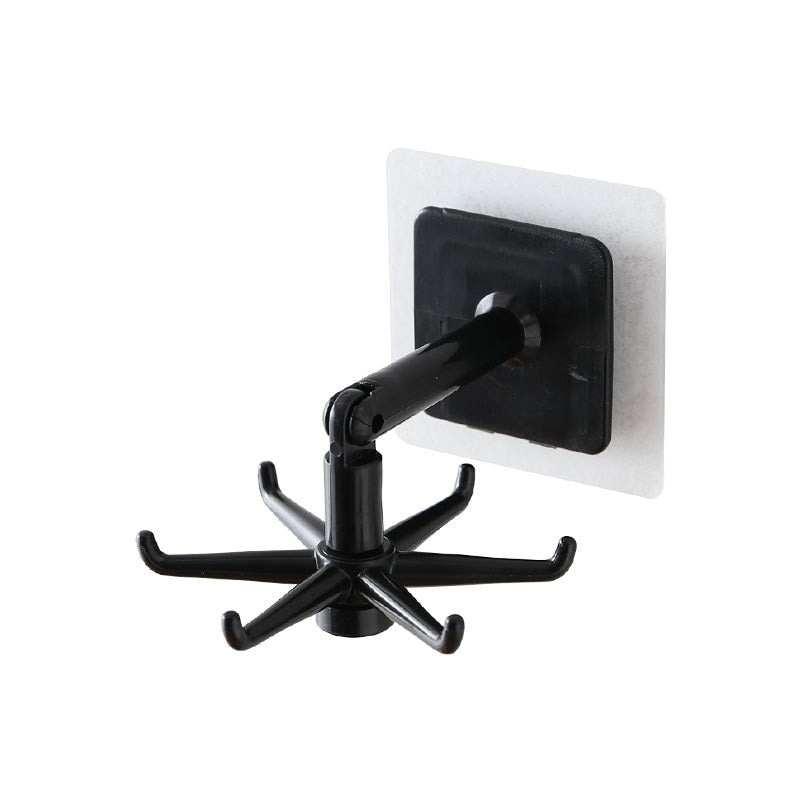 Rotating Kitchen Hook Organizer - Black