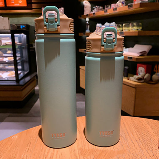 Unique Thermal Water Bottle  - Green