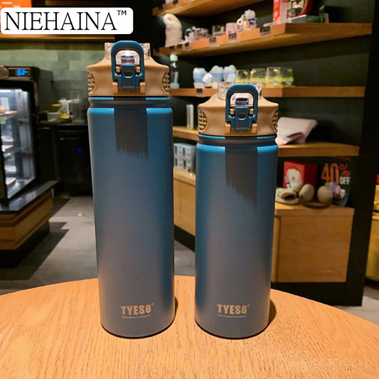 Unique Thermal Water Bottle  - Blue