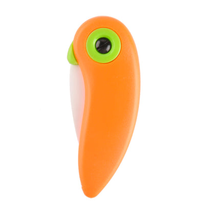 Mini Foldable Ceramic Knife - Orange