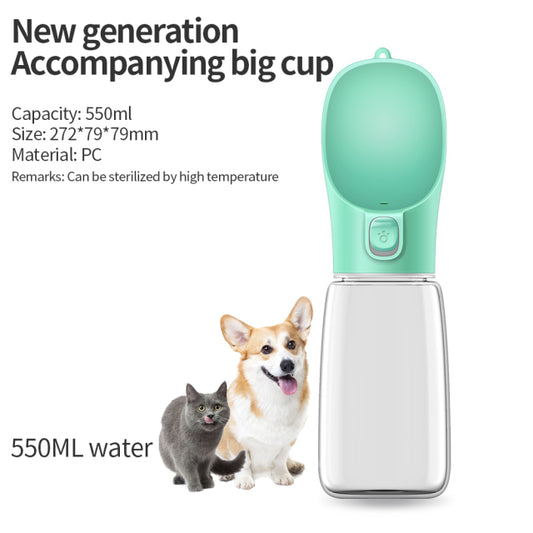 Traveling Pet Water Bottle - Green