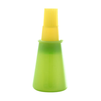 Portable Oil Bottle Brush - Yellow Green